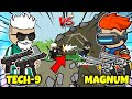 Dual tech9 vs dual magnum  mini militia funny gameplay 