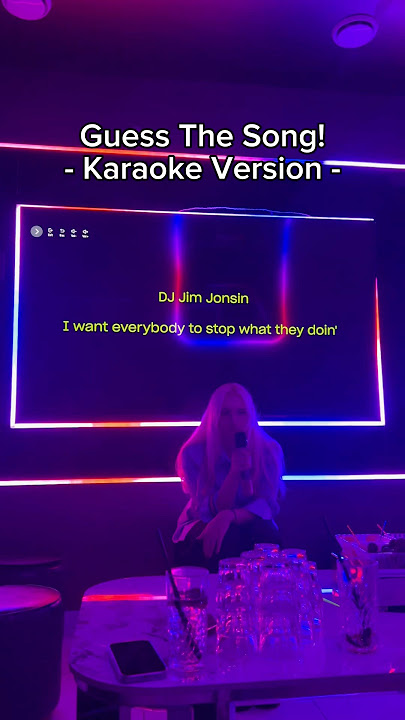 would you be able to sing along correctly? 🎤#karaoke #fun #friends #karaokeroom #karaokebar#kinglow