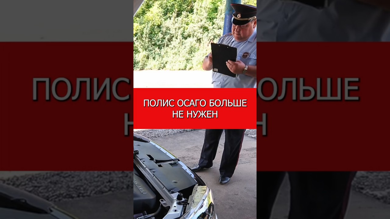 Полис ОСАГО больше не нужен