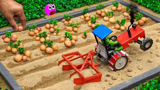 diy tractor agriculture bund maker machine for potato farming @sanocreator