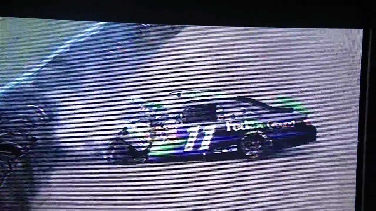 Denny Hamlin HARD crash at Watkins Glen 2011 YouTube