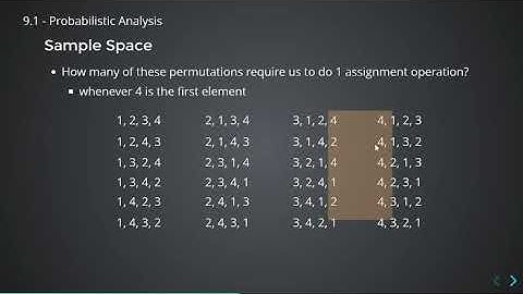9.1 - Probabilistic Analysis