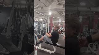 3rd set of seated cable rows. 60lbsx10 (set 3 of 3).#powerlifting #motivation #subscribe #dedication
