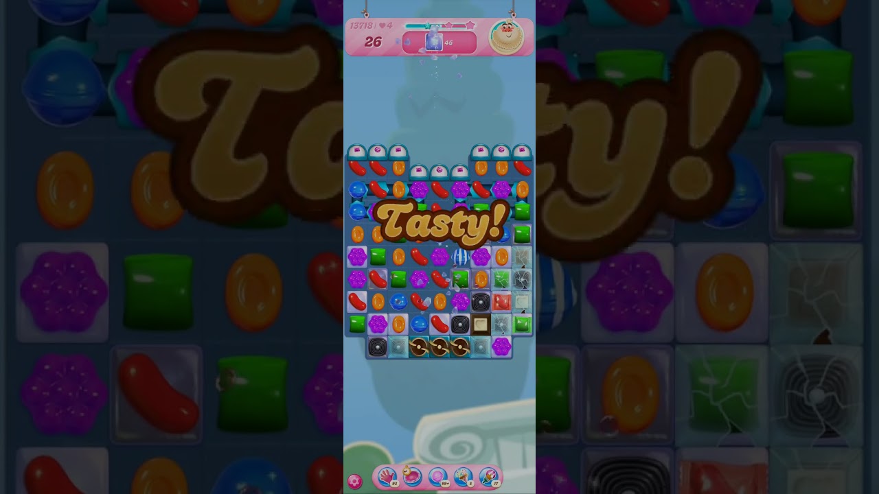 Beating Candy Crush Saga Levels Gameplay: Crushing Level 13718