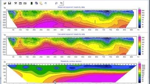 Smoothed isolines mode in ZondRes2D