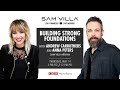 Creating Strong Foundations with Sam Villa ArTeam members Anna Peters and Andrew Carruthers