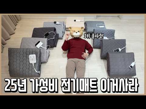 끝장봤다! 10만원대 이하 가성비 전기매트 그냥 이거사라! (25년ver.) l 내돈내산