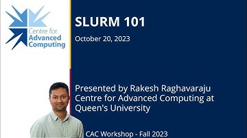 Fall 2023 - SLURM 101