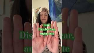 Dissolve fear anger hate with sapphire💚✨ #reiki #reikihealing #crystalhealing #energyhealing