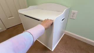 Full KidKraft Austin Wooden Toy Box & Bench Review | Cute & Practical Kids Storage Update