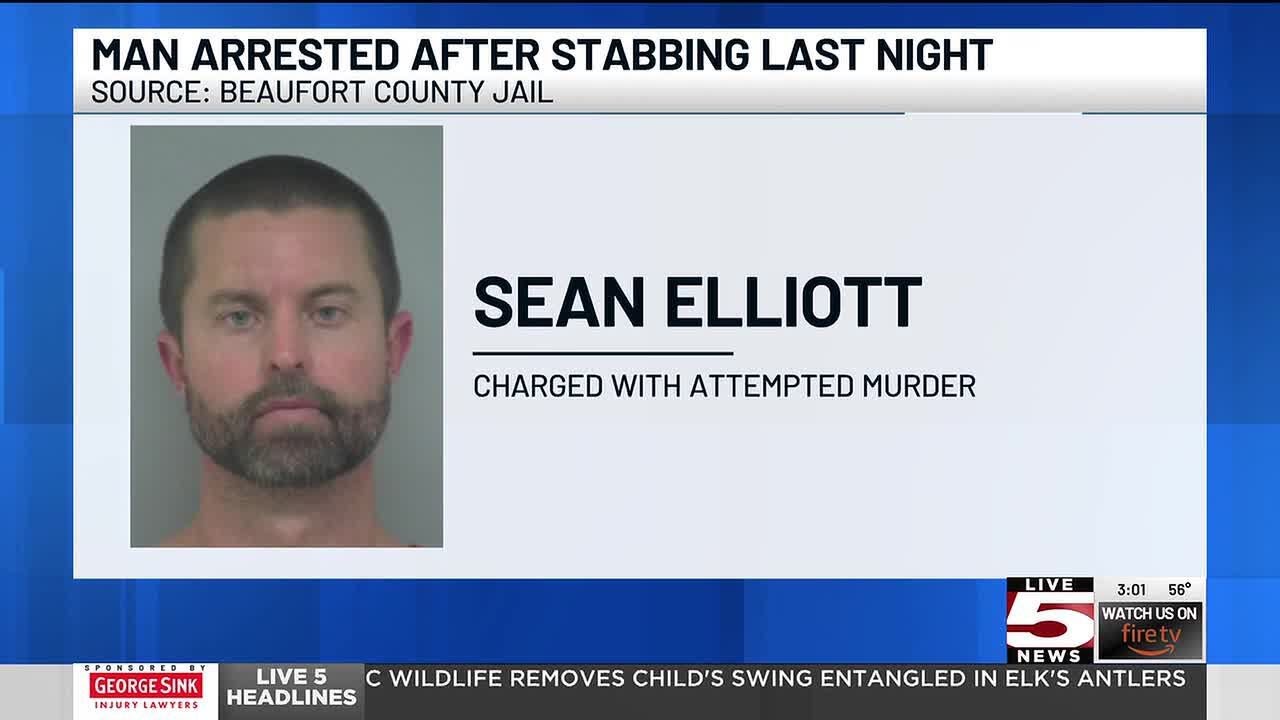 VIDEO: Man charged with attempted murder in Hilton Head stabbing - YouTube
