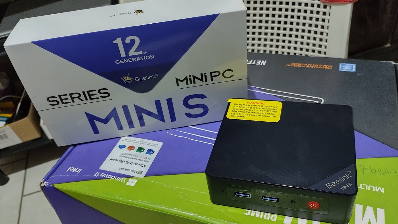 MINI PC BEELINK MINI S12 COM O NOVO INTEL N95 - YouTube