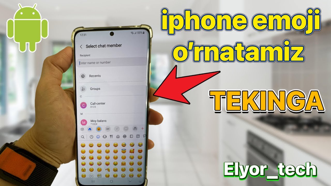 Android telefonlariga iphone emoji ustanovka qilish qilish android 