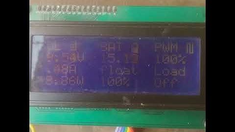 arduino based sloar MPPT charge controller