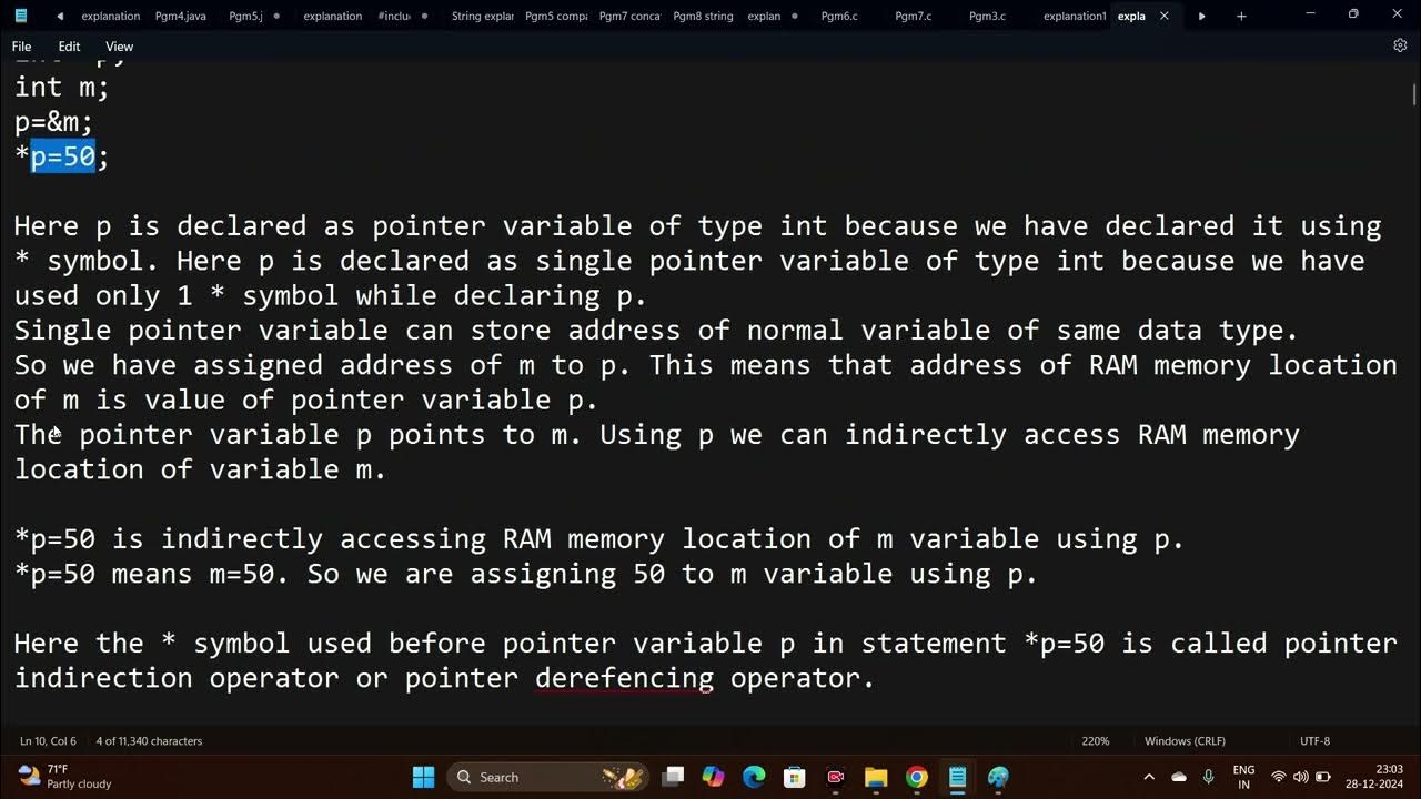 Detailed introduction to pointers in C explained in detail by Nadkarni ...