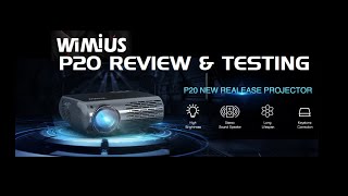 ホームシアター/プロジェクター WIMIUS P20 Wimius P20 4k 1080P Projector FULL review, Specs and testing