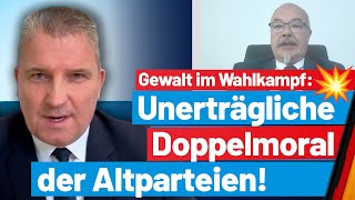 🚨Gewalt im Wahlkampf: Die Heuchelei ist unerträglich! Martin Hess & Holger Kühnlenz-AfD-Fraktions-TV