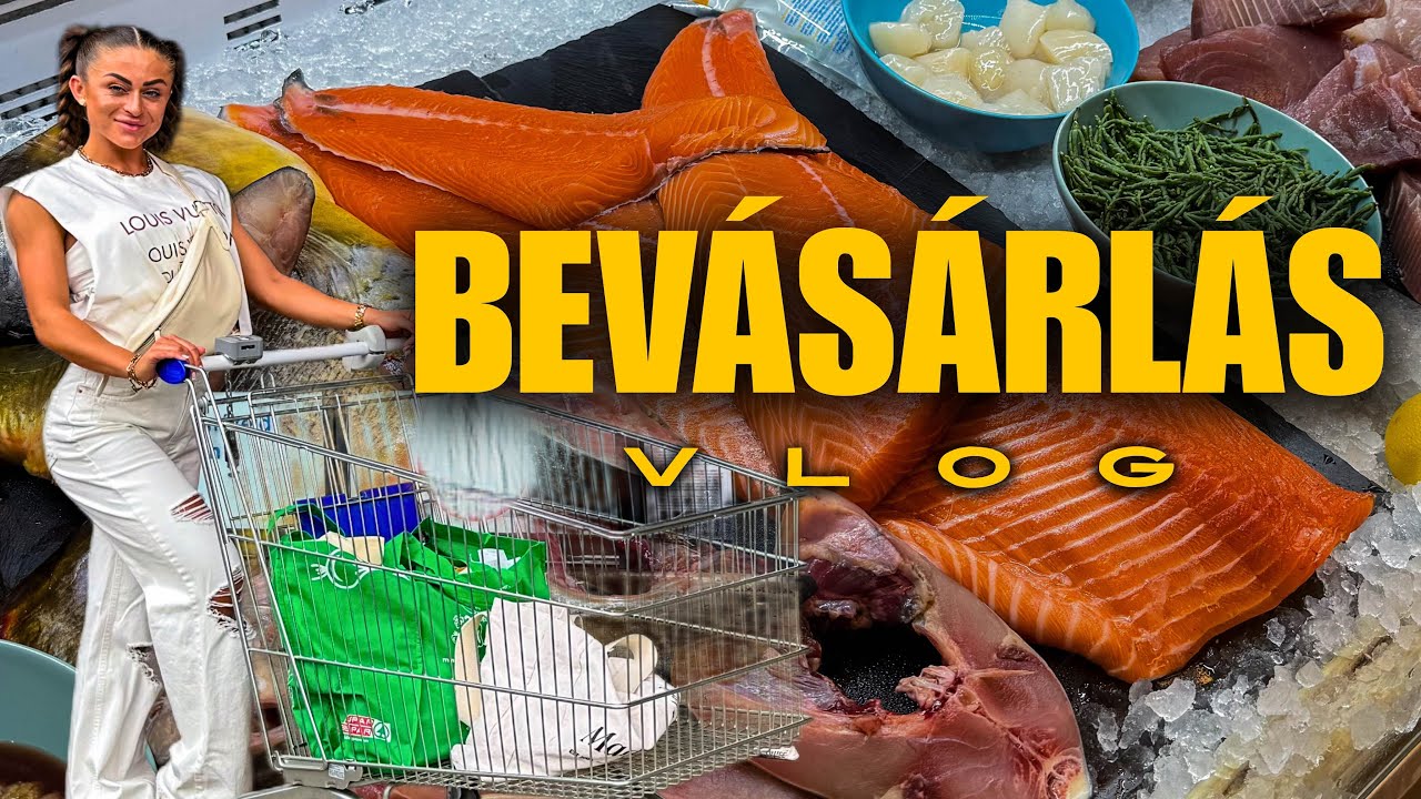 MIBŐL ÁLL AZ ÉTRENDEM? - nagybevásárlás vlog