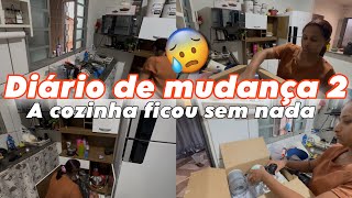 DIÁRIO DE MUDANÇA PART 2️⃣|| EMBALANDO AS COISAS DA COZINHA|| TO PASSANDO MAL DE ANSIEDADE 😮💨