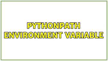 Ubuntu: PYTHONPATH environment variable