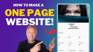 Create a One Page Website on WordPress (2025)