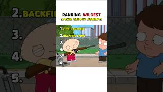 RANKING WILDEST STEWIE GRIFFIN MOMENTS