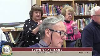 Ashland Selectboard 1/7/19