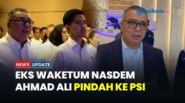 Sosok Ahmad Ali, Eks Wakil Ketua Umum NasDem yang Kini Dilantik Sebagai Ketua Harian PSI