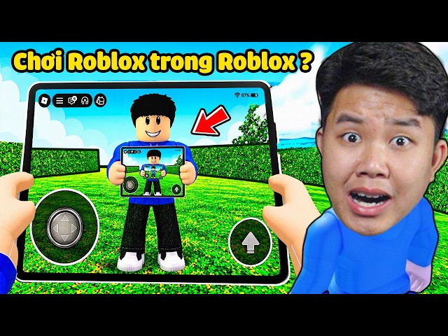 Quá Ảo: Chơi Roblox Trong Roblox Bằng Iphone Duo 18 Pro Max Cùng bqThanh