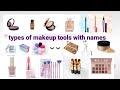 Makeup tools with names//makeup kit name list||TRENDY BUCKET
