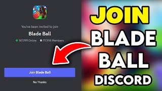 How To Join Roblox Blade Ball Discord Server