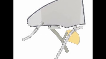 Car Window Mechanism Animation 3D Video | 3D Designers #automobile #mechanism #machine #autocad3d