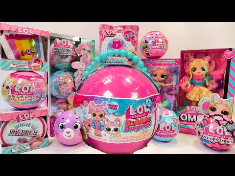 UNBOXING LOL Surprise ASMR Oddly Satisfying No Talking Care Bears Eye Spy O M G Mini Sweets