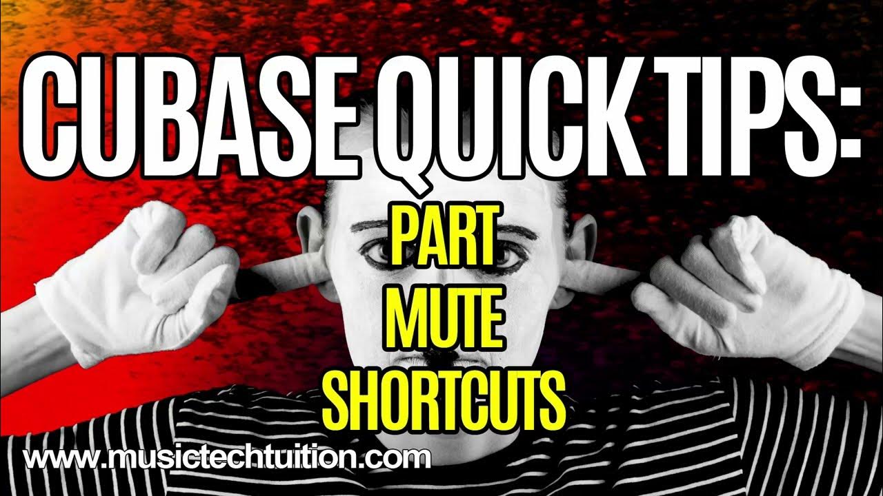 Cubase Quick Tips Part Mute Shortcuts YouTube