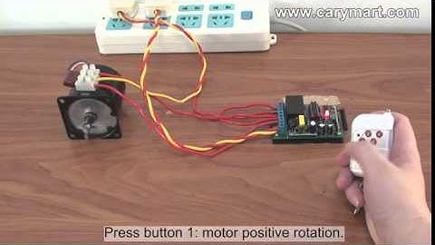 Wireless remote control AC motors with time delay control mode