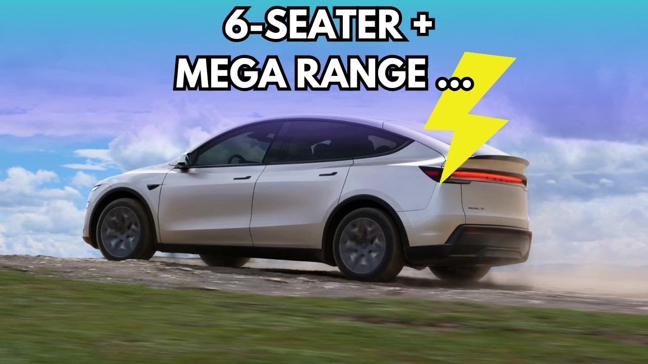 Новая и модернизированная Tesla Model Y L появится в 2026 году – еще больший запас хода!