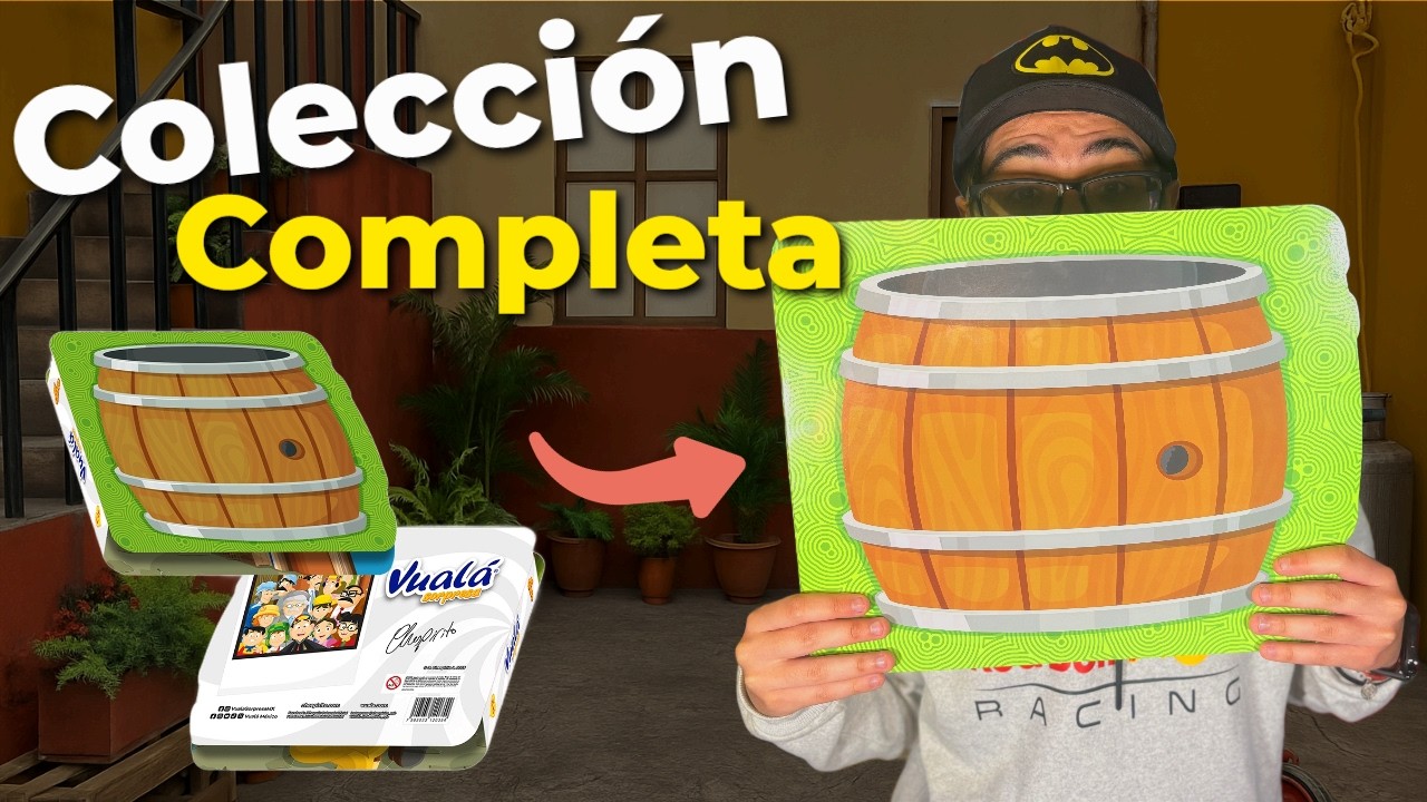 Así se ve la colección completa de Vualá Sorpresa Chespirito (con coleccionador) 😁