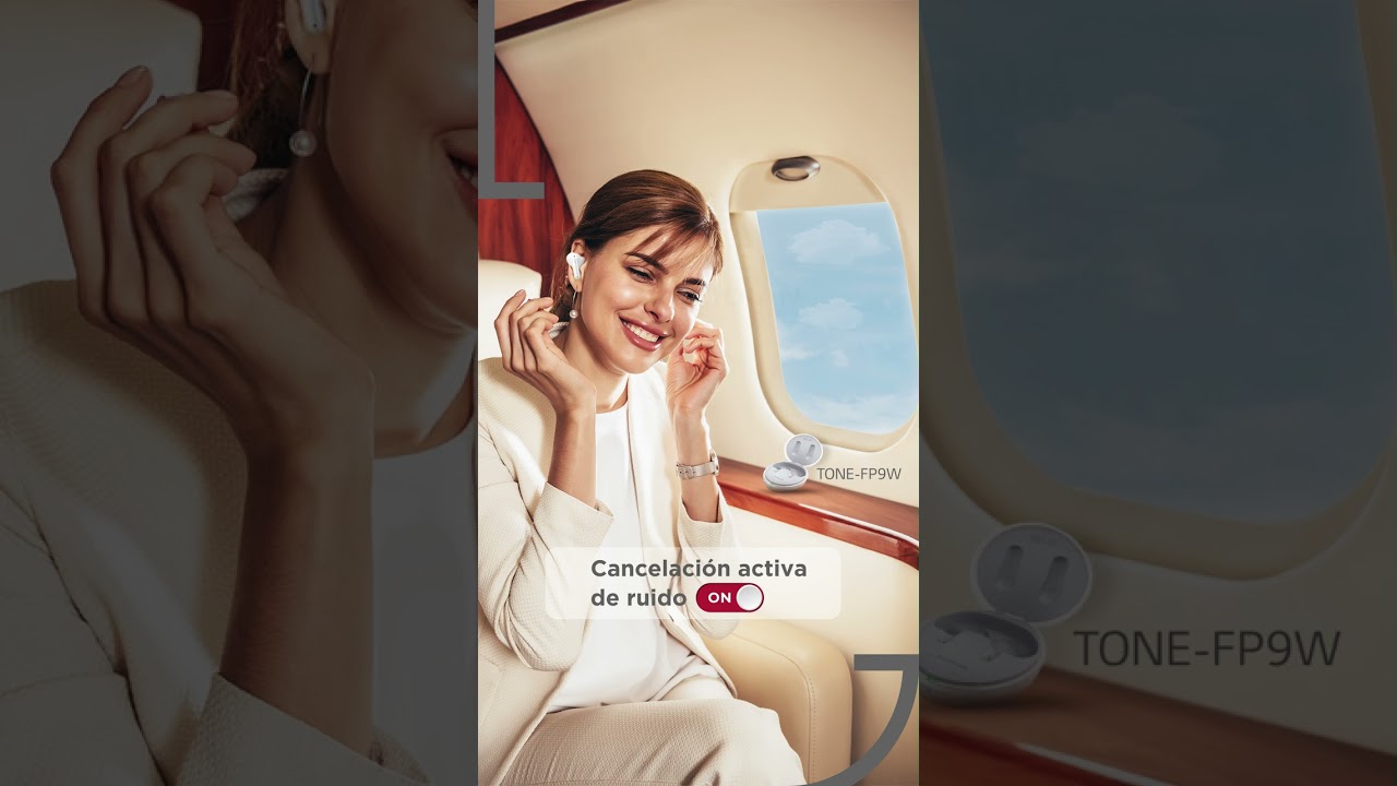 Cancelación de ruido activa | LG TONE Free FP9