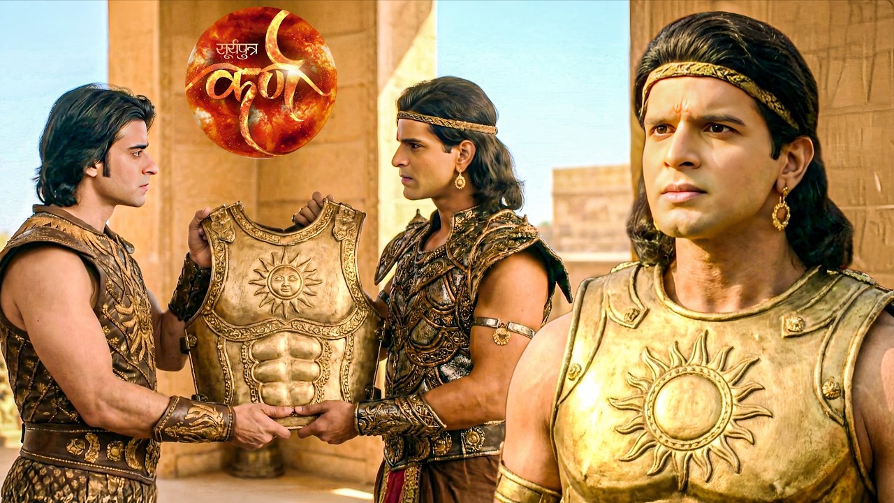 जब कर्ण ने सौपा अपने पुत्र वृषसेन को अपना विजय कवच || Suryaputra Karn||