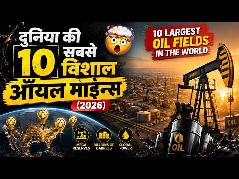 🤯 दुनिया की 10 सबसे विशाल ऑइल माइन्स (2026) | 10 Largest Oil Fields in the World