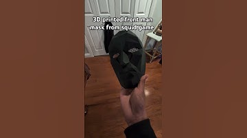 3D printed front man mask from squid game #3dprinting #3dprinted #squidgame #squidgame2 #foryou