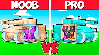 BATALLA DE CONSTRUCCIÓN DE CASA EN TANQUE DE NOOB vs PRO en MINECRAFT screenshot 1