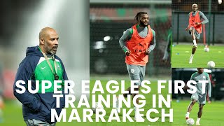 Osimhen, Lookman, 24 other Super Eagles train in Marrakech for Algeria vs Nigeria