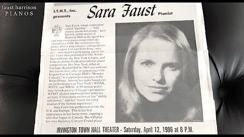Pianist Sara Faust performs Chopin Etude Op 10 #2 ...