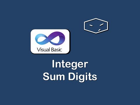 integer sum digits in vb.net