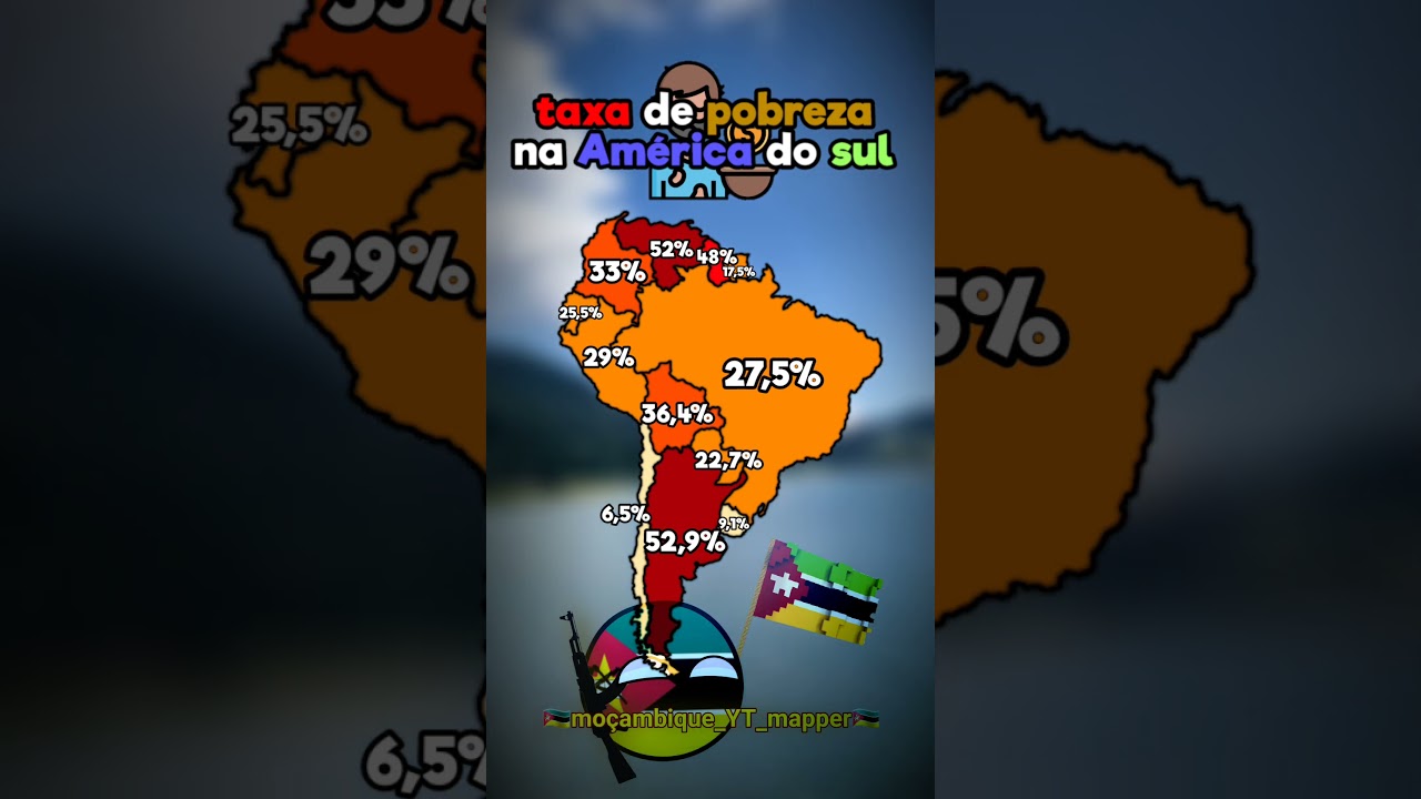 Pobreza. #geografia #mapper #mapchart #map #maps #history #mapping #mappingcombr #countryballs