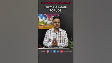 How to E-mail for Job | Effective E-mail to get your CV shortlisted by any Company