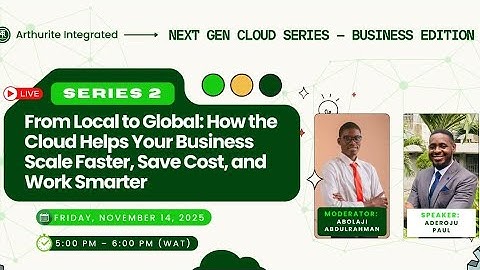 FROM LOCAL TO GLOBAL: HOW THE CLOUD HELPS YOUR BUSINESS SCALE FASTER, SAVE CST, AND WORK SMARTER 📱