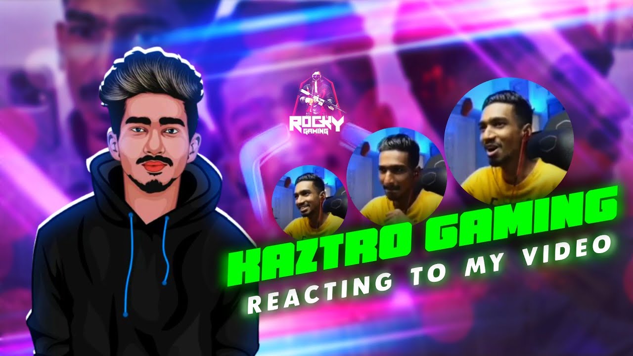 KAZTRO GAMING Reacting to My Video | 