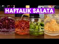 Sağlıklı Yaşam için Pratik Salata Tarifleri | Kırmızı Lahana, Pancar&amp;Havuç, Brokoli, Havuç Tarator